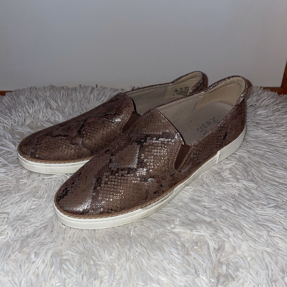 Naturalizer Snakeskin Print Flats - Picture 2 of 5